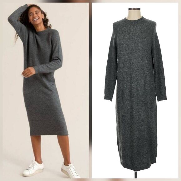 Modern Citizen Cheyenne Mock Neck Long Sleeve Sweater Dress Sz. S/M - Picture 1 of 6